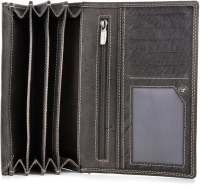 Charlene Leather Wallet - Taupe
