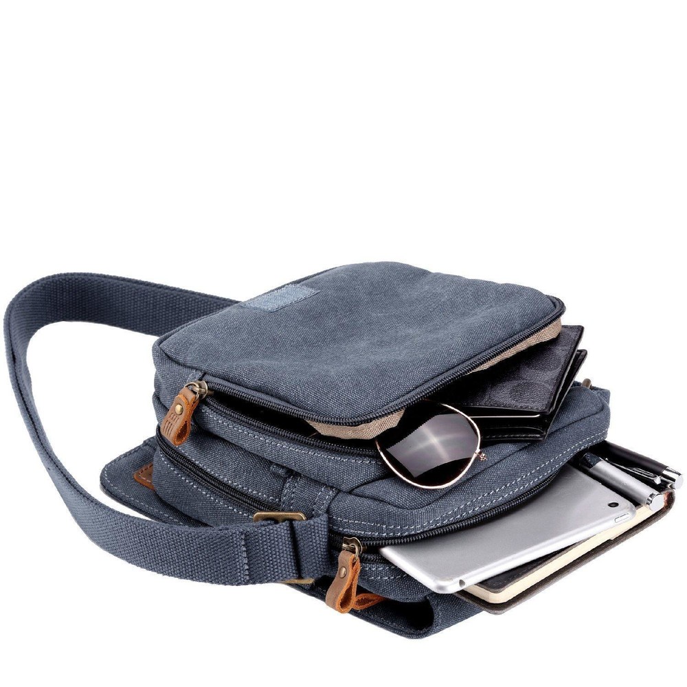 Classic Small Flap Front Body Bag - Blue