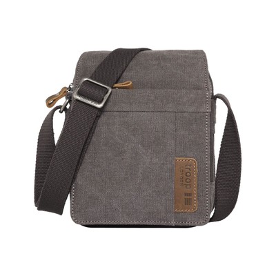 Classic Small Flap Front Body Bag - Charcoal