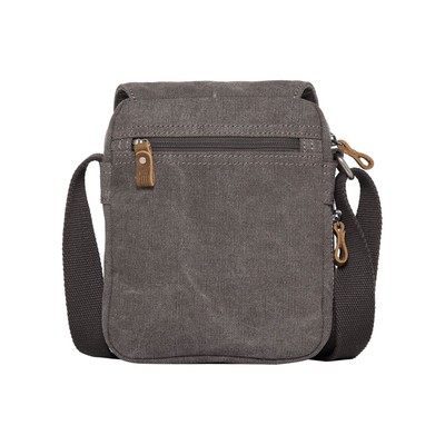 Classic Small Flap Front Body Bag - Charcoal