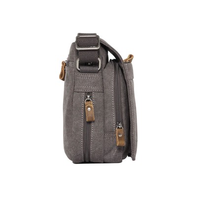 Classic Small Flap Front Body Bag - Charcoal