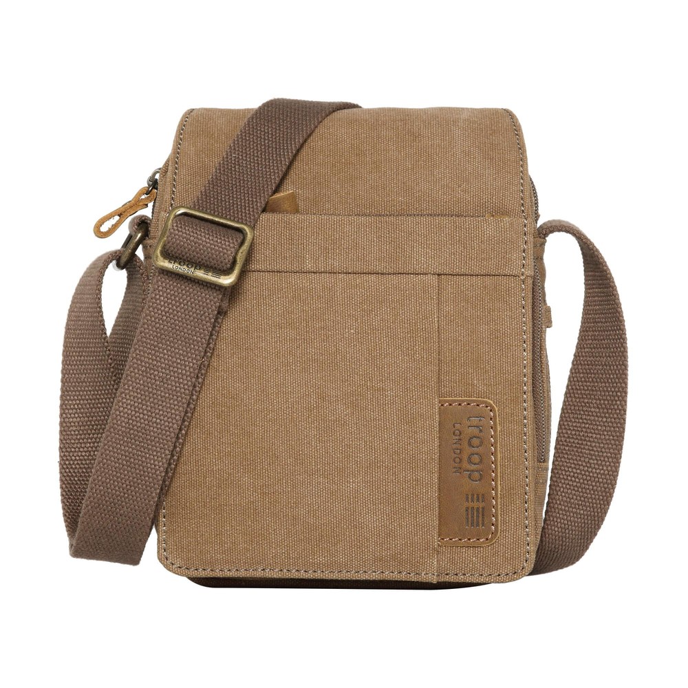 Classic Small Flap Front Body Bag - Brown