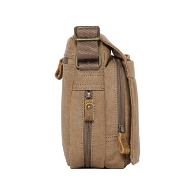 Classic Small Flap Front Body Bag - Brown