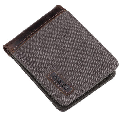 Idaho Canvas Wallet – Charcoal