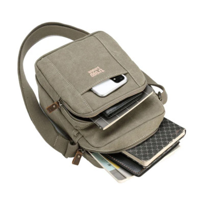 Classic Small Zip Top Body Bag - Khaki