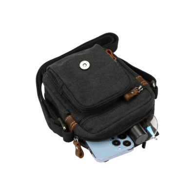 Classic Small Flap Cross Body Bag - Black Wash