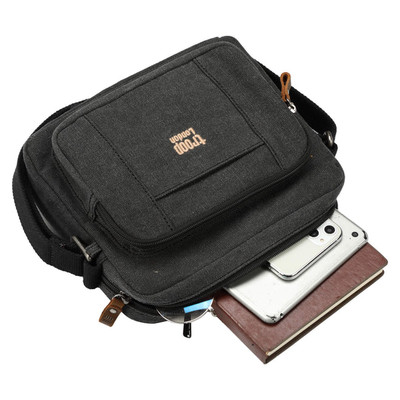 Classic Zip Top Small Satchel - Black Wash