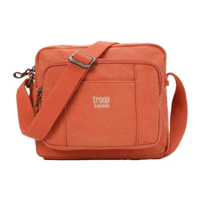 Classic Zip Top Small Satchel - Orange