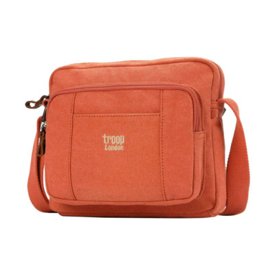 Classic Zip Top Small Satchel - Orange