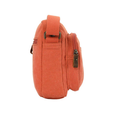Classic Zip Top Small Satchel - Orange