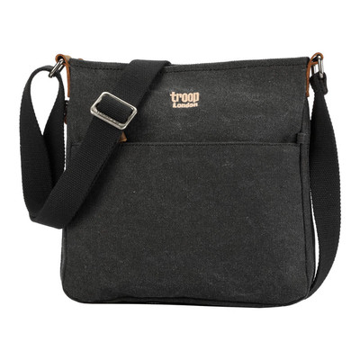 Classic Small Zip Top Shoulder Bag - Black Wash