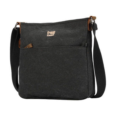 Classic Small Zip Top Shoulder Bag - Black Wash