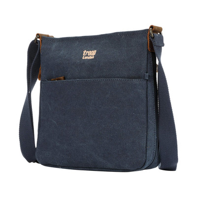 Classic Small Zip Top Shoulder Bag - Denim