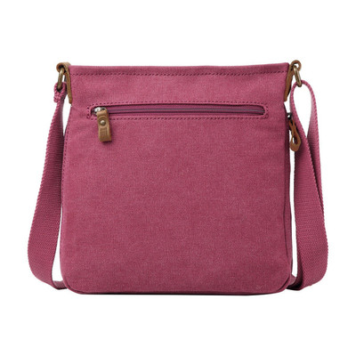 Classic Small Zip Top Shoulder Bag - Burgundy