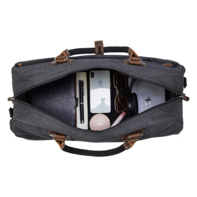 Classic Large Holdall - Black Wash