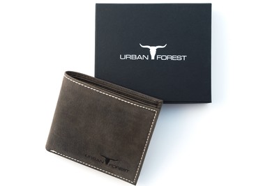 Logan Leather Wallet - Taupe