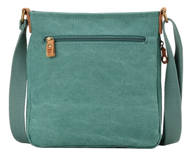 Classic Small Zip Top Shoulder Bag - Turquoise