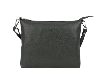 Emma Leather Sling Bag - Forest Green