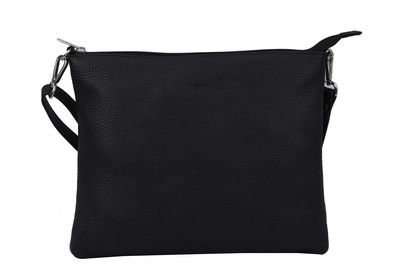 Emma Leather Sling Bag - Black