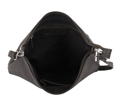 Emma Leather Sling Bag - Dark Brown