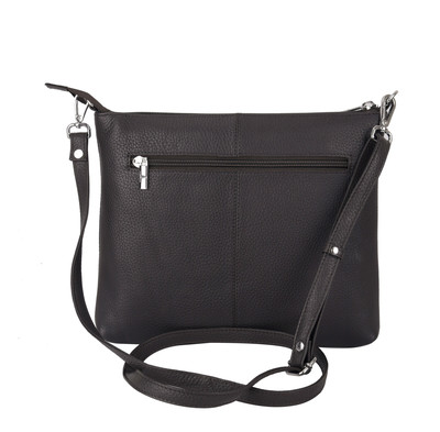 Emma Leather Sling Bag - Dark Brown