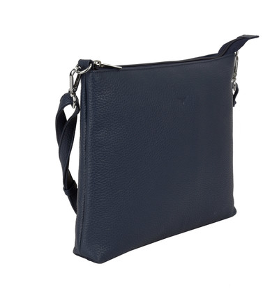 Emma Leather Sling Bag - Royal Blue