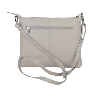 Emma Leather Sling Bag - Beige L