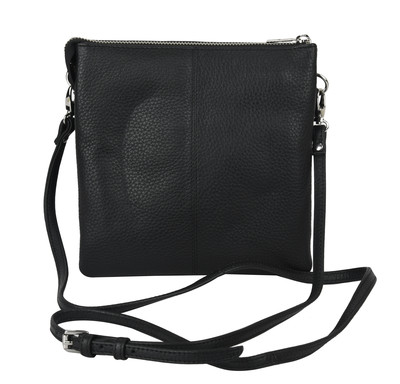 Eva Small Square Leather Sling - Rambler Black