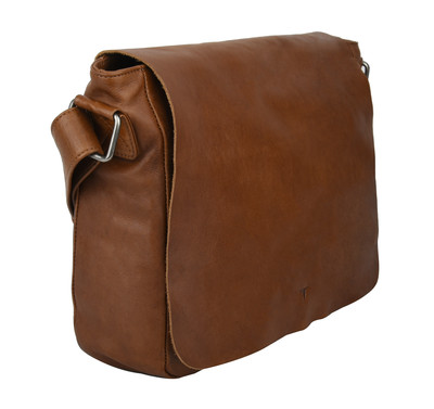 Eastwood Satchel Bag - Riley Cognac