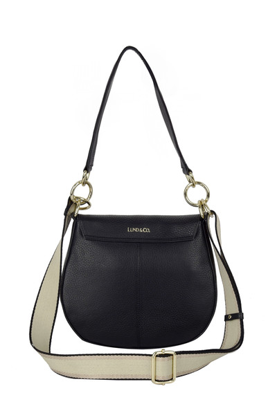 Nalle Crossbody Shoulder Bag - Black