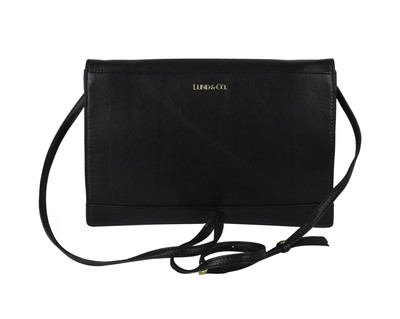Afton Envelope Clutch - Black