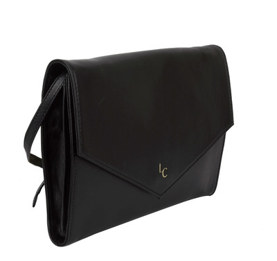 Afton Envelope Clutch - Black
