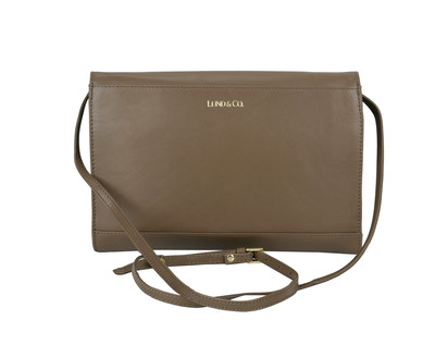 Afton Envelope Clutch - Taupe