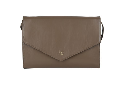 Afton Envelope Clutch - Taupe