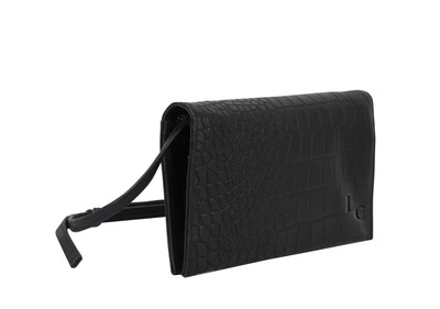 Sommarlov Crossbody Clutch - Black Croc