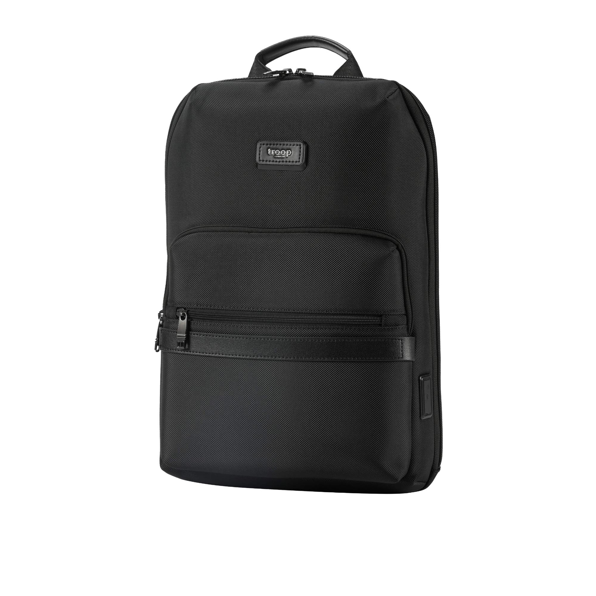 Urban 002 Slim Laptop Business Backpack - Black