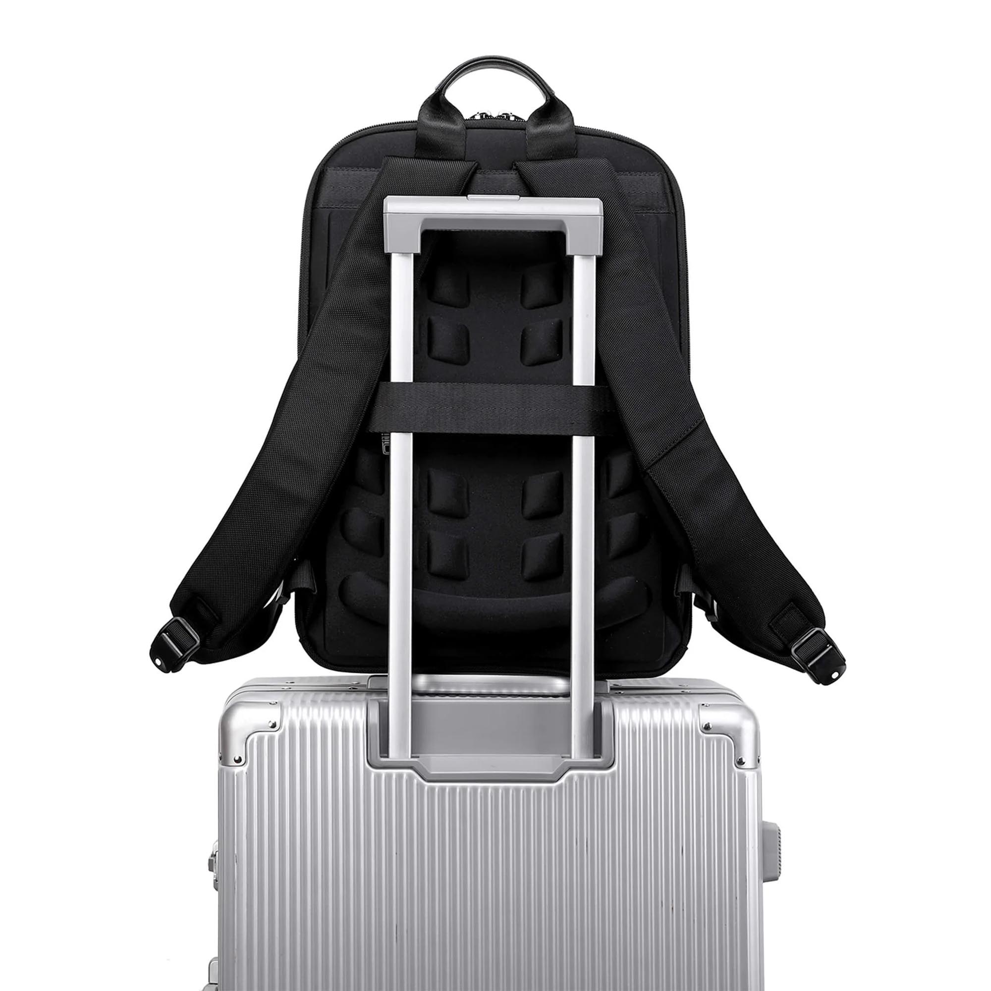 Urban 002 Slim Laptop Business Backpack - Black