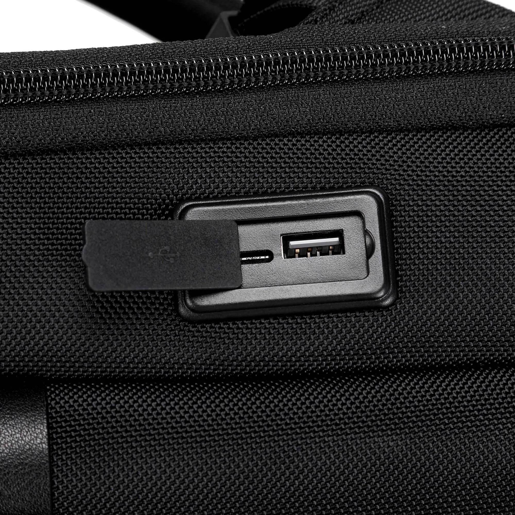 Urban 002 Slim Laptop Business Backpack - Black