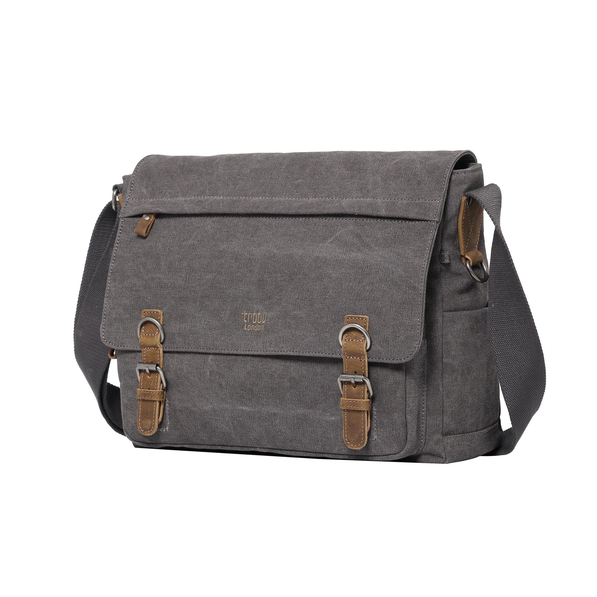 Classic 207 Laptop Messenger Bag - Charcoal