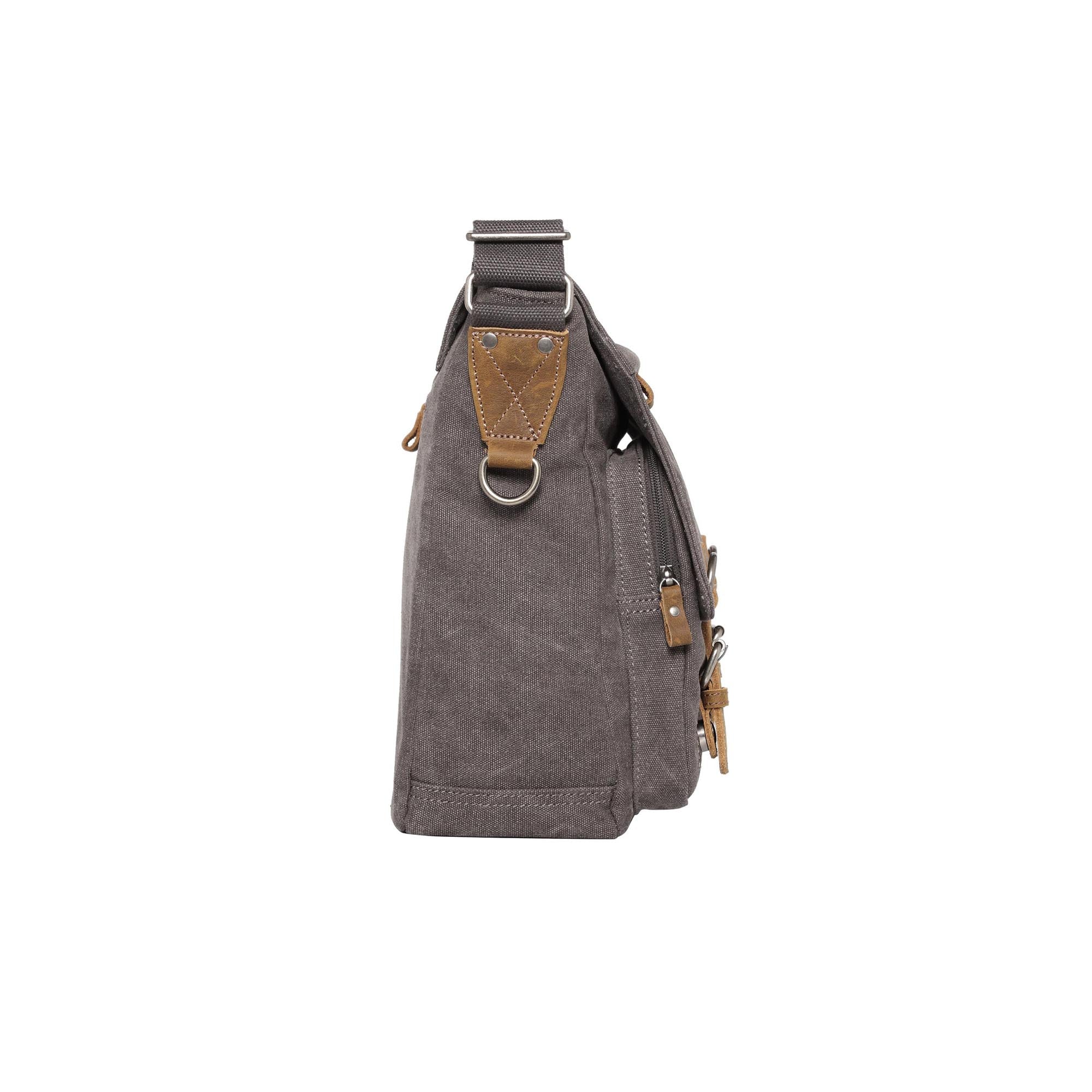 Classic 207 Laptop Messenger Bag - Charcoal