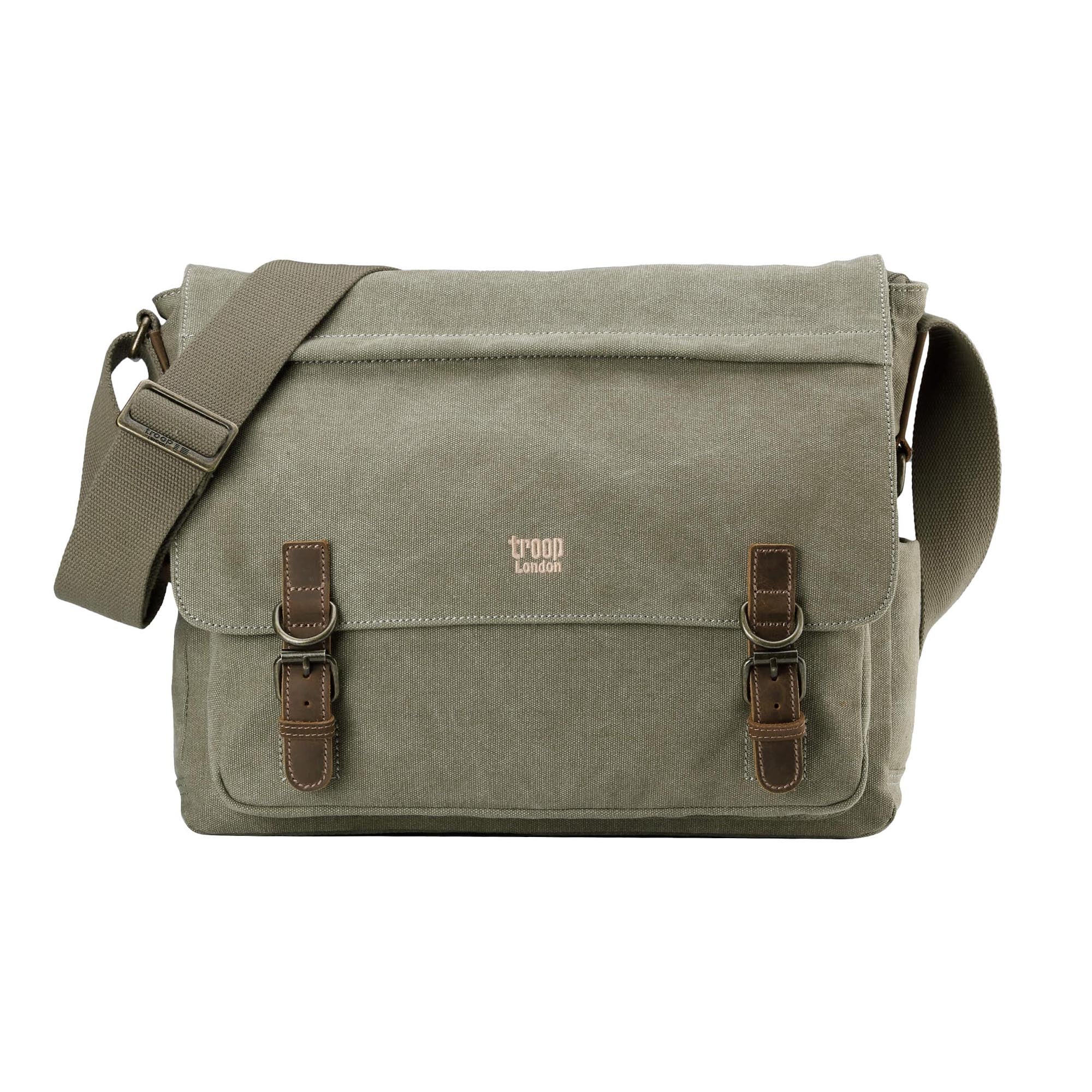 Classic 207 Laptop Messenger Bag - Khaki