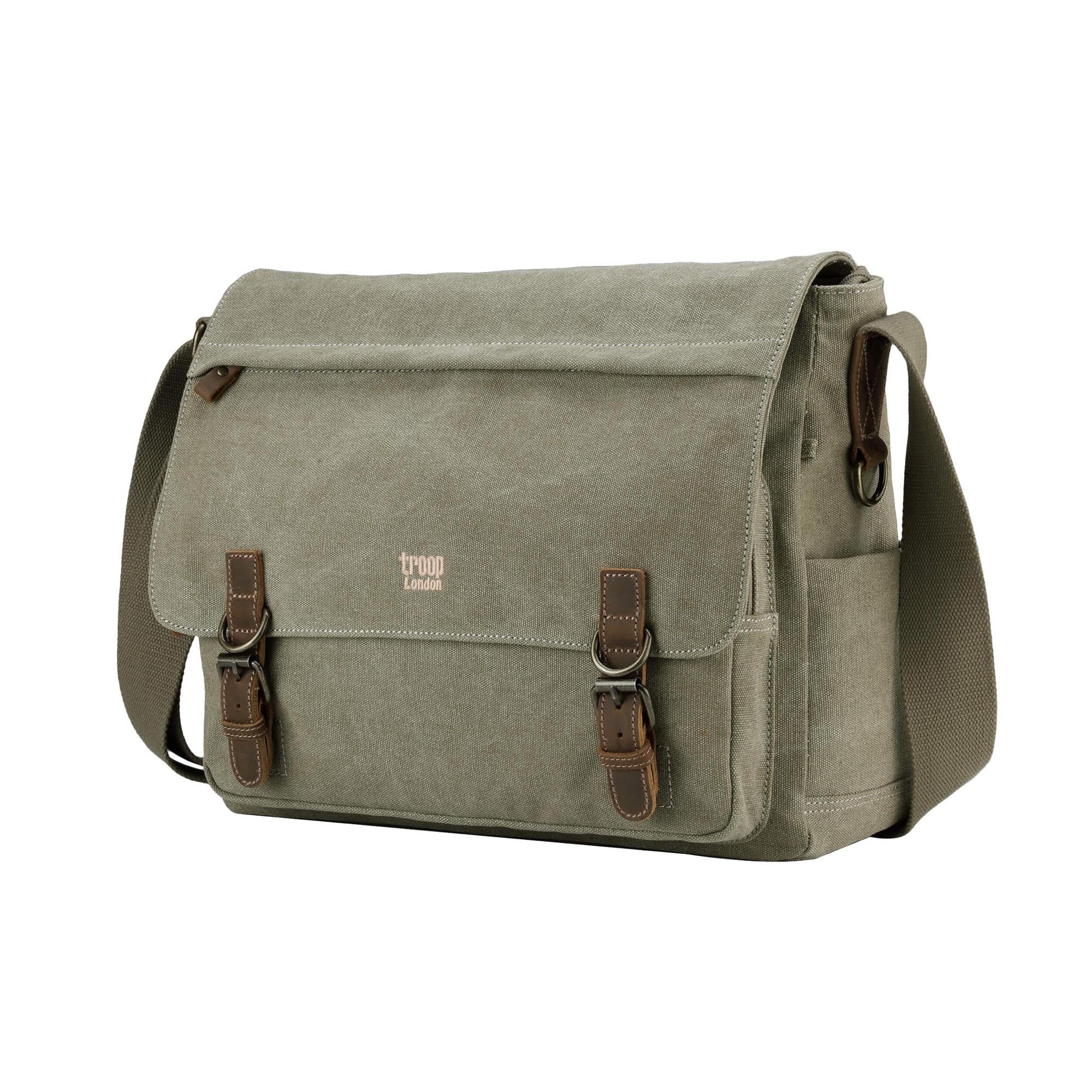 Classic 207 Laptop Messenger Bag - Khaki