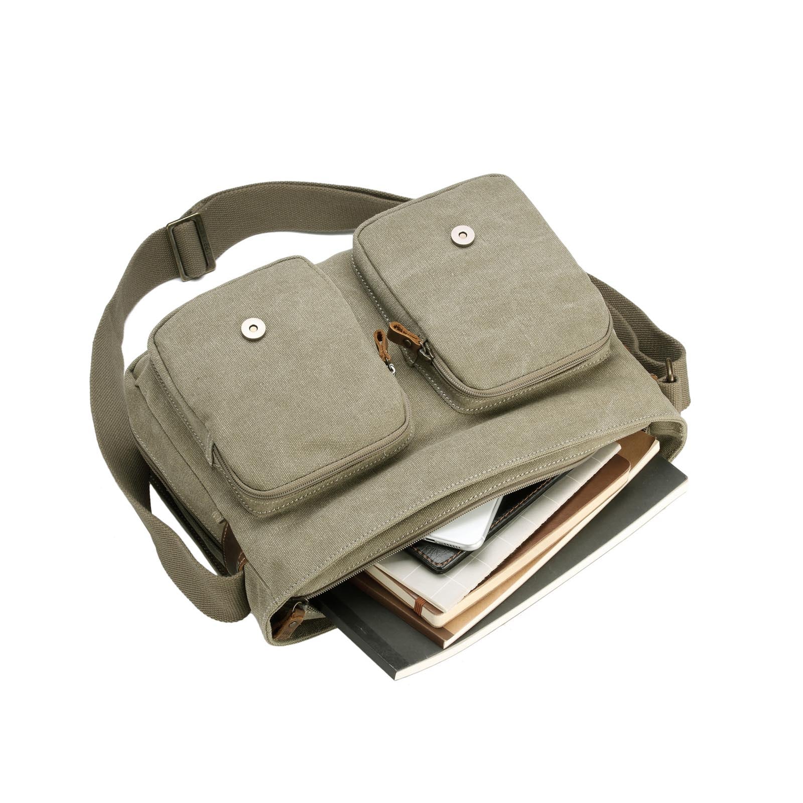 Classic 210 Satchel Bag - Khaki