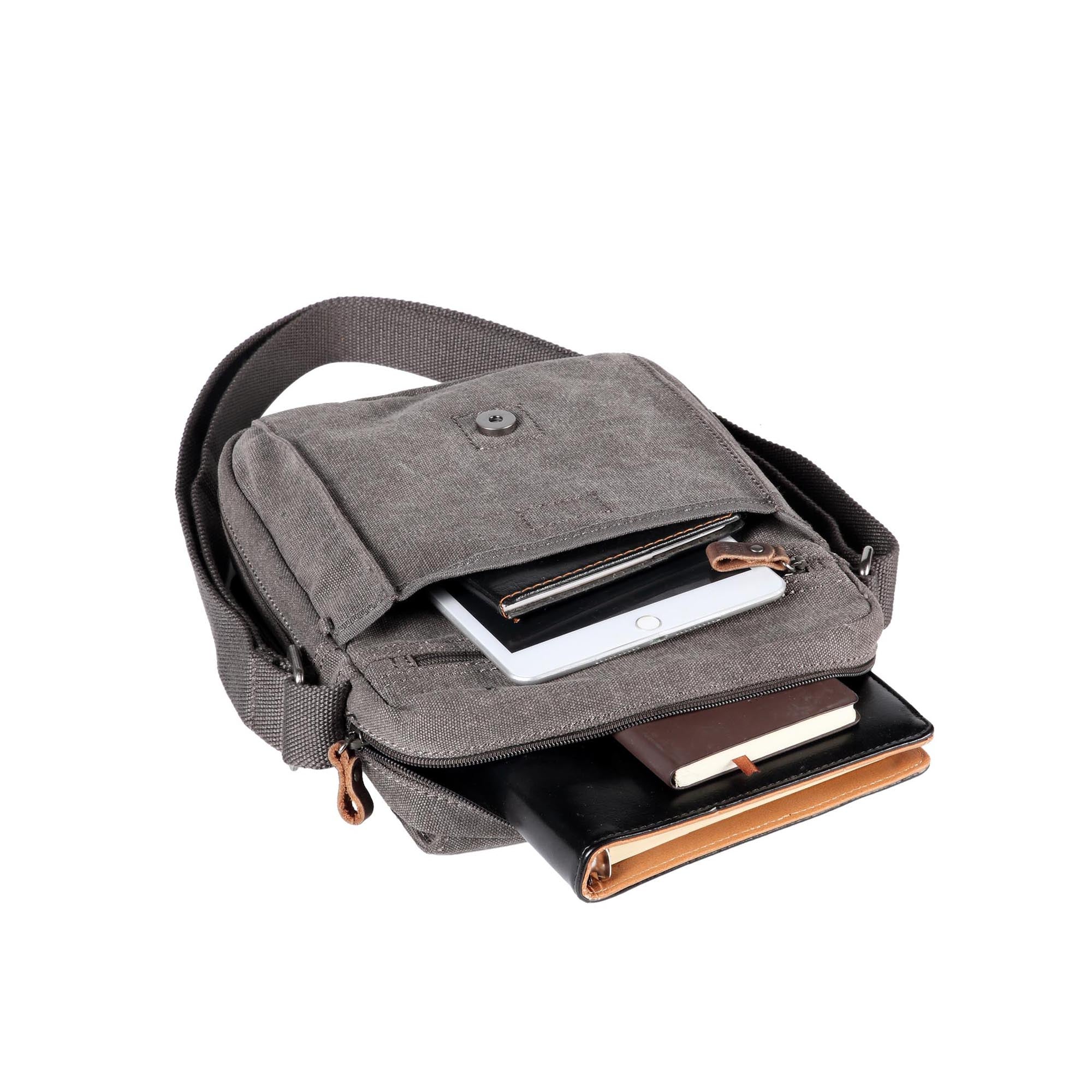 Classic 211 Shoulder Bag - Charcoal