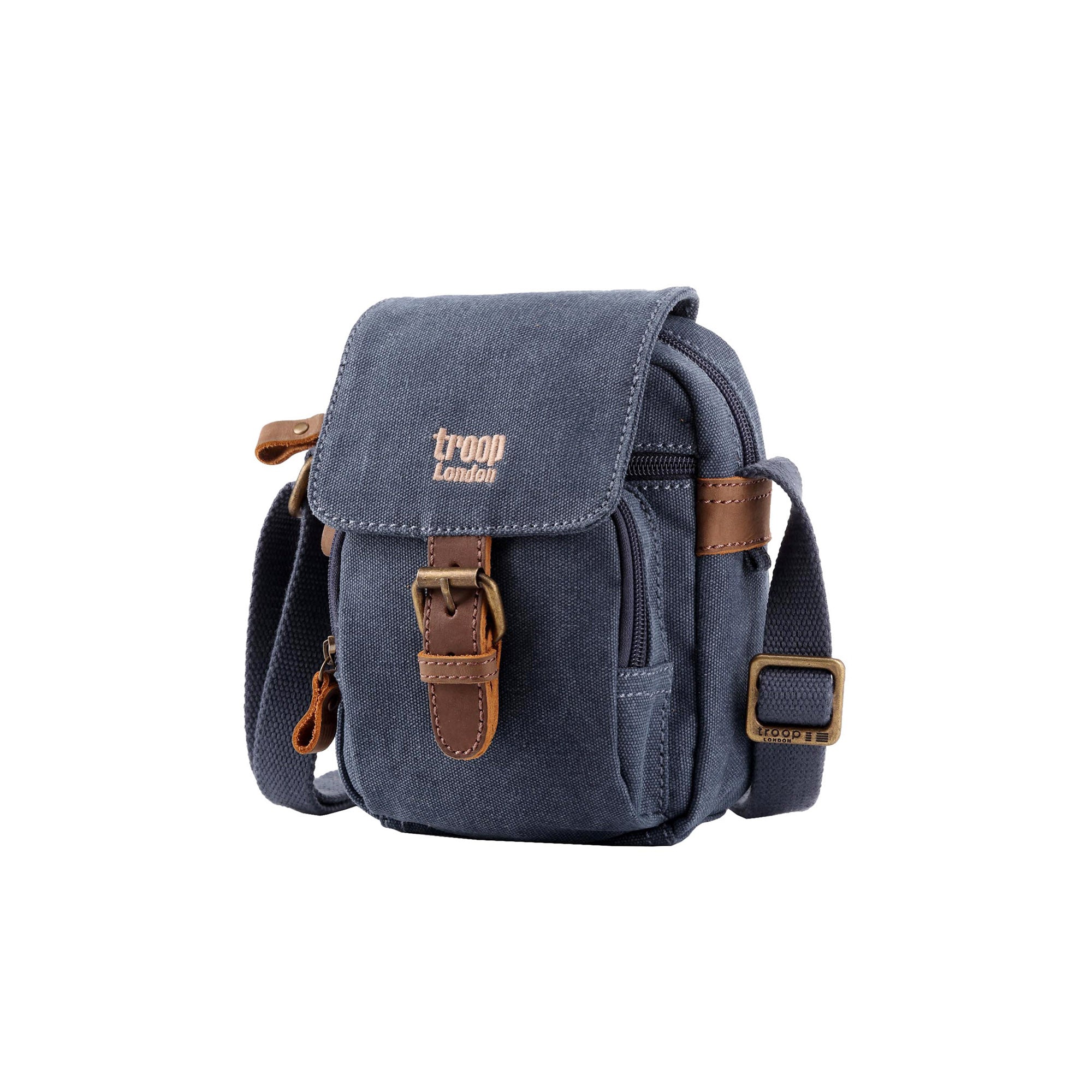 Classic 213 Small Flap Front Cross Body Bag - Blue