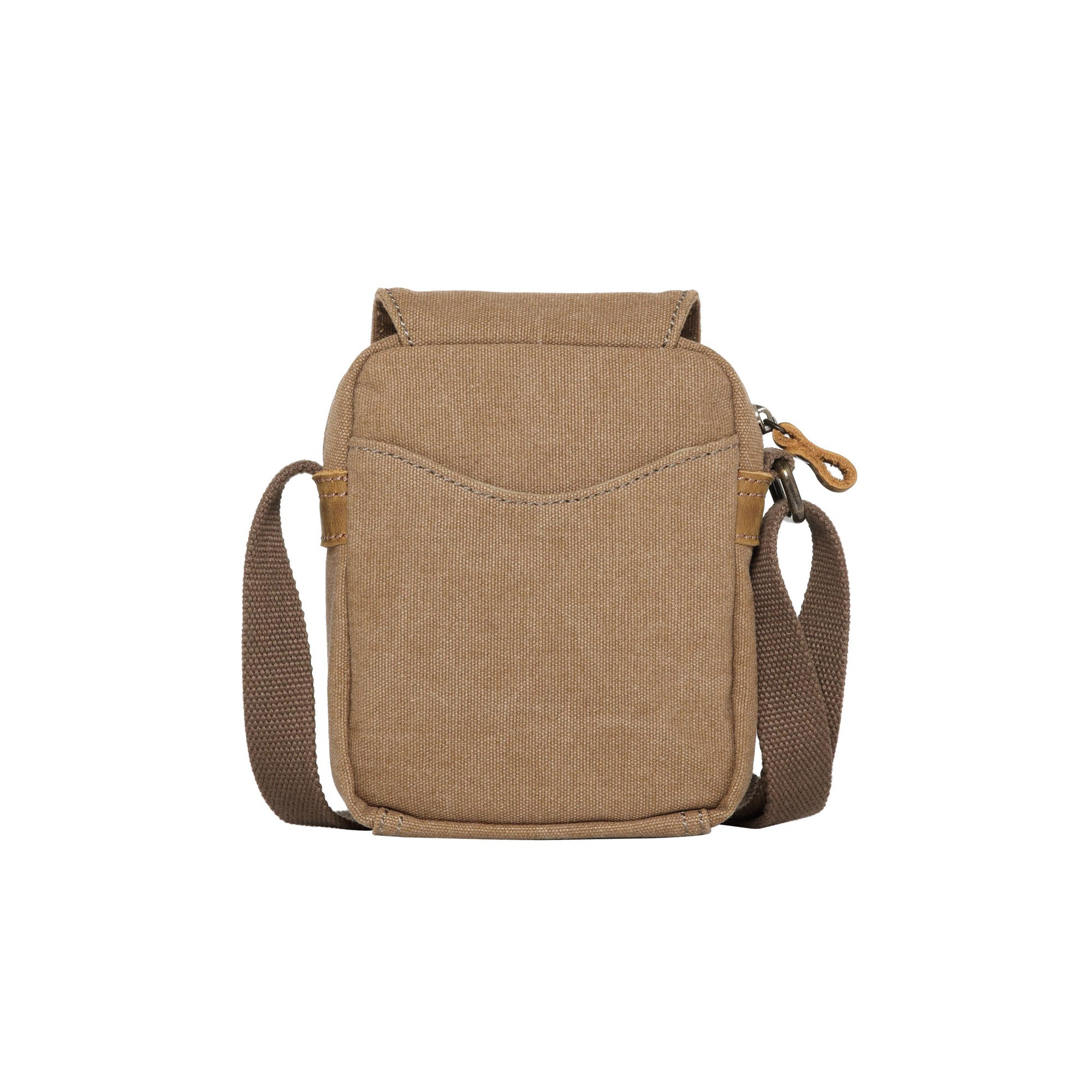 Classic 213 Small Flap Front Cross Body Bag - Brown