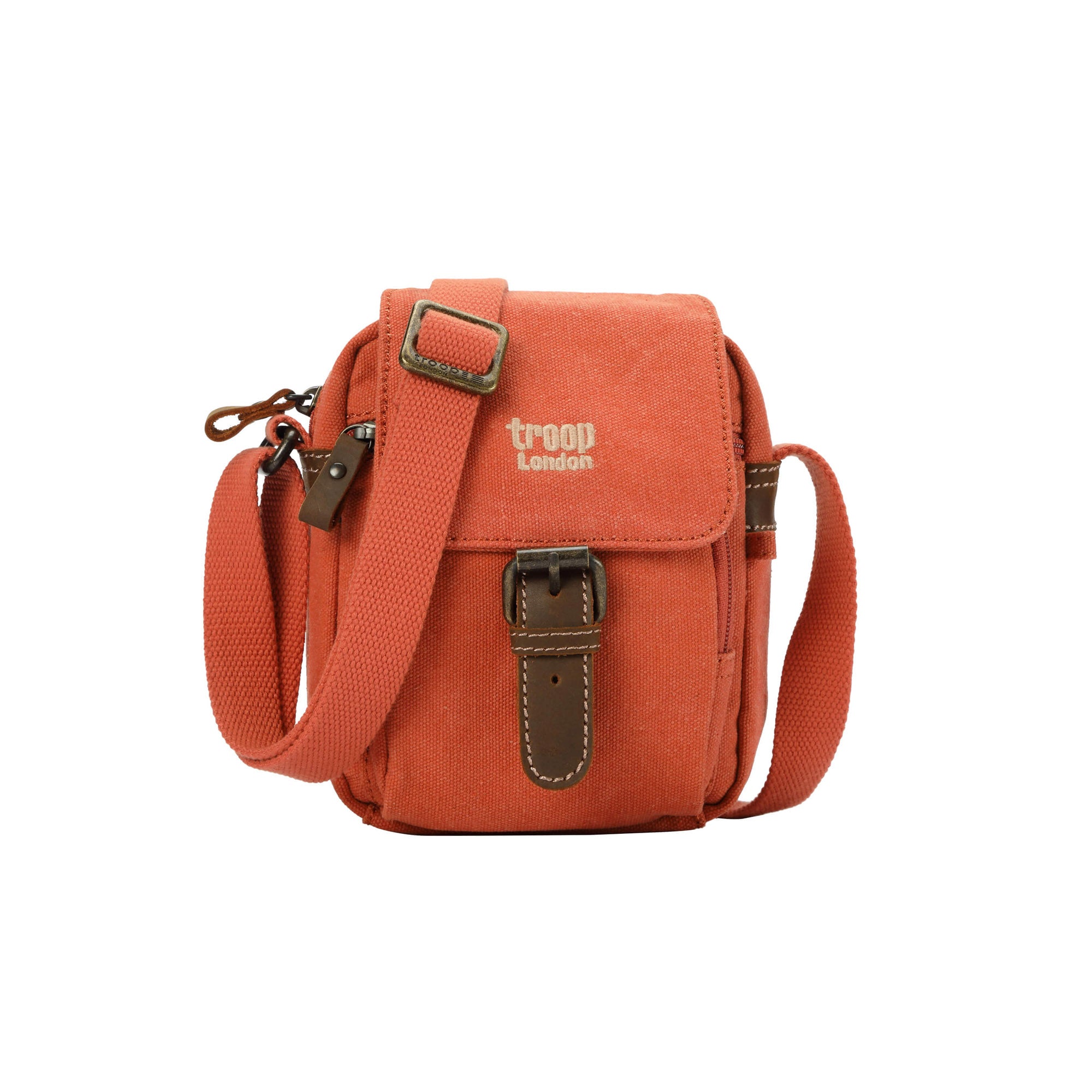 Classic 213 Small Flap Front Cross Body Bag - Orange