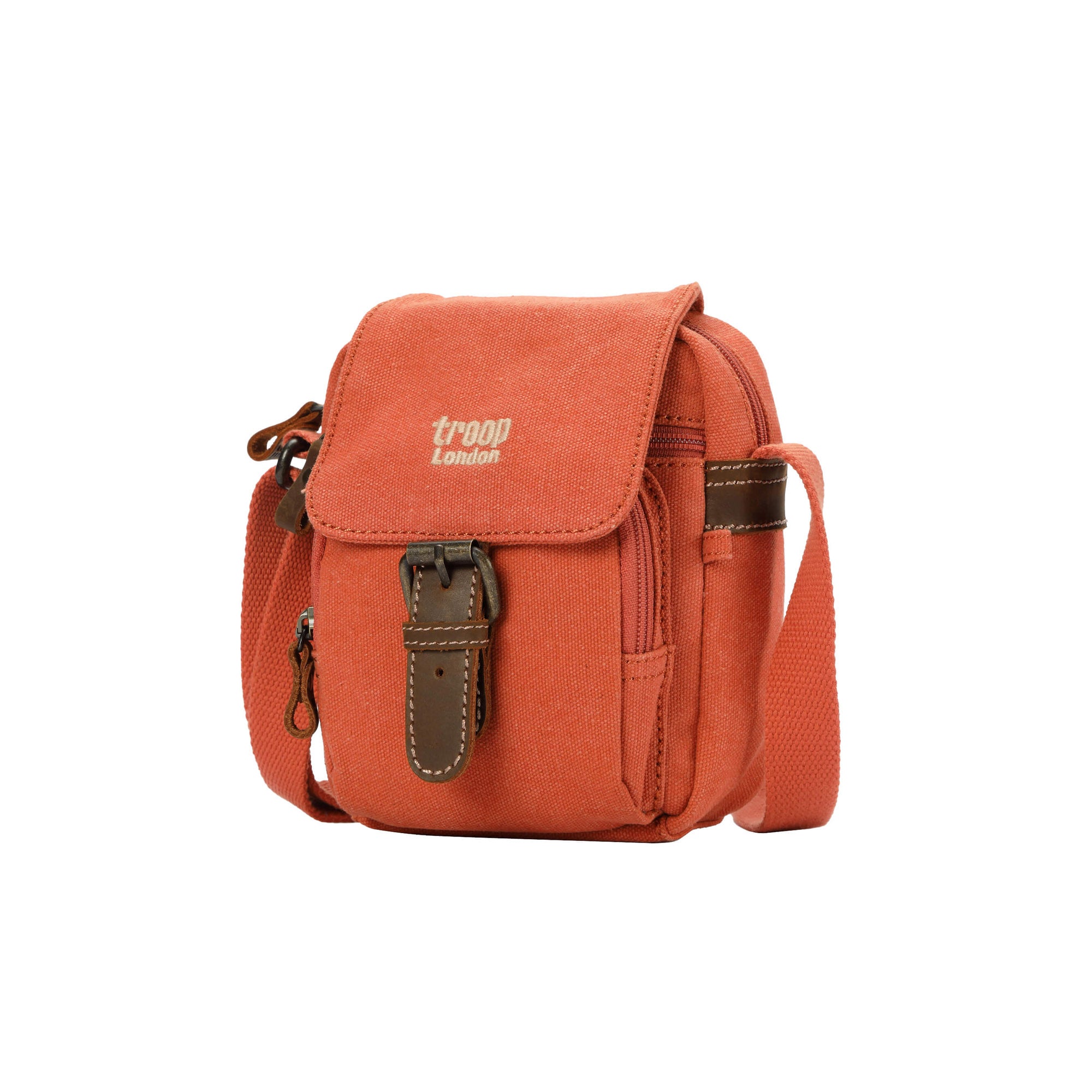 Classic 213 Small Flap Front Cross Body Bag - Orange