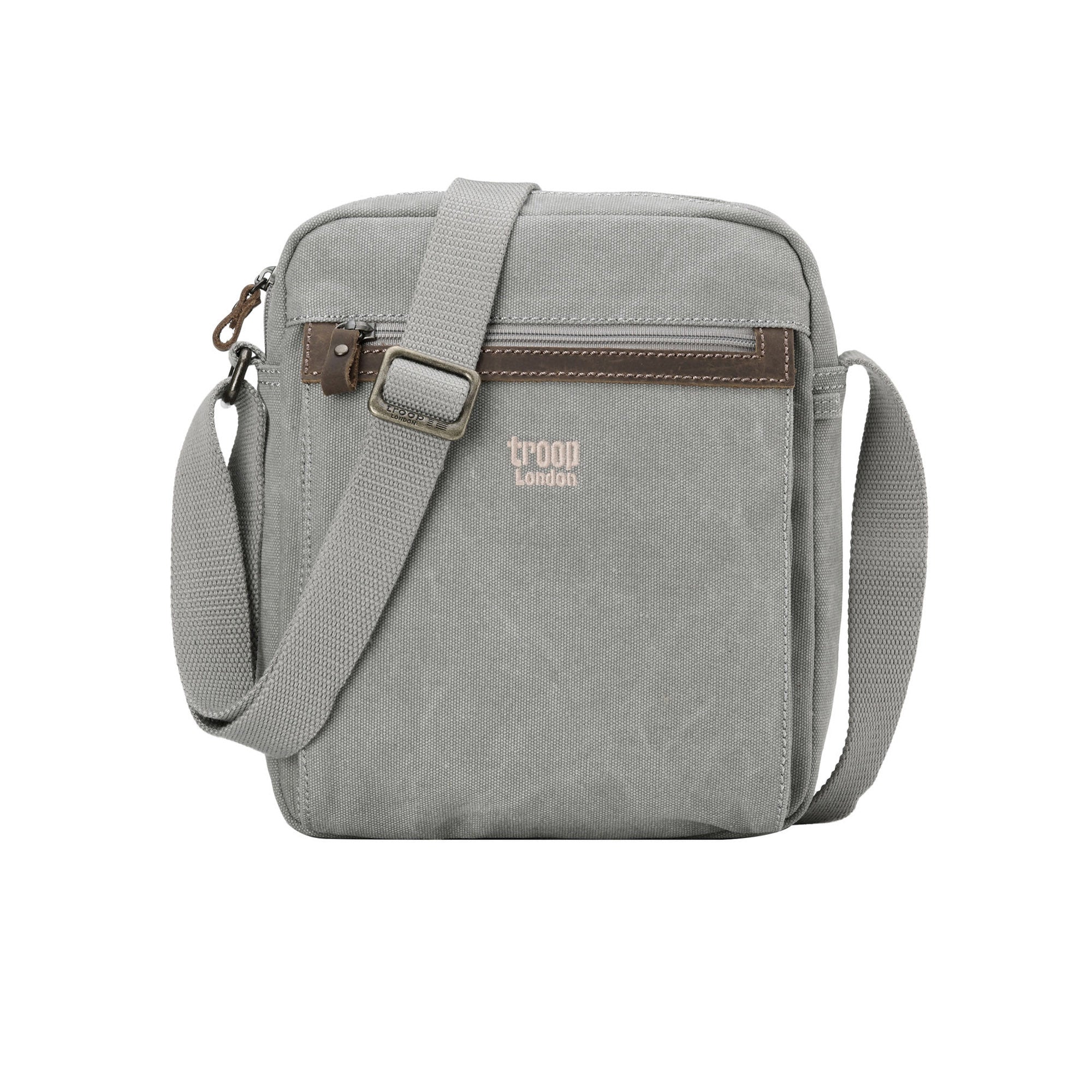 Classic Zip Top Body Bag - Charcoal Canvas Backpack – Premium