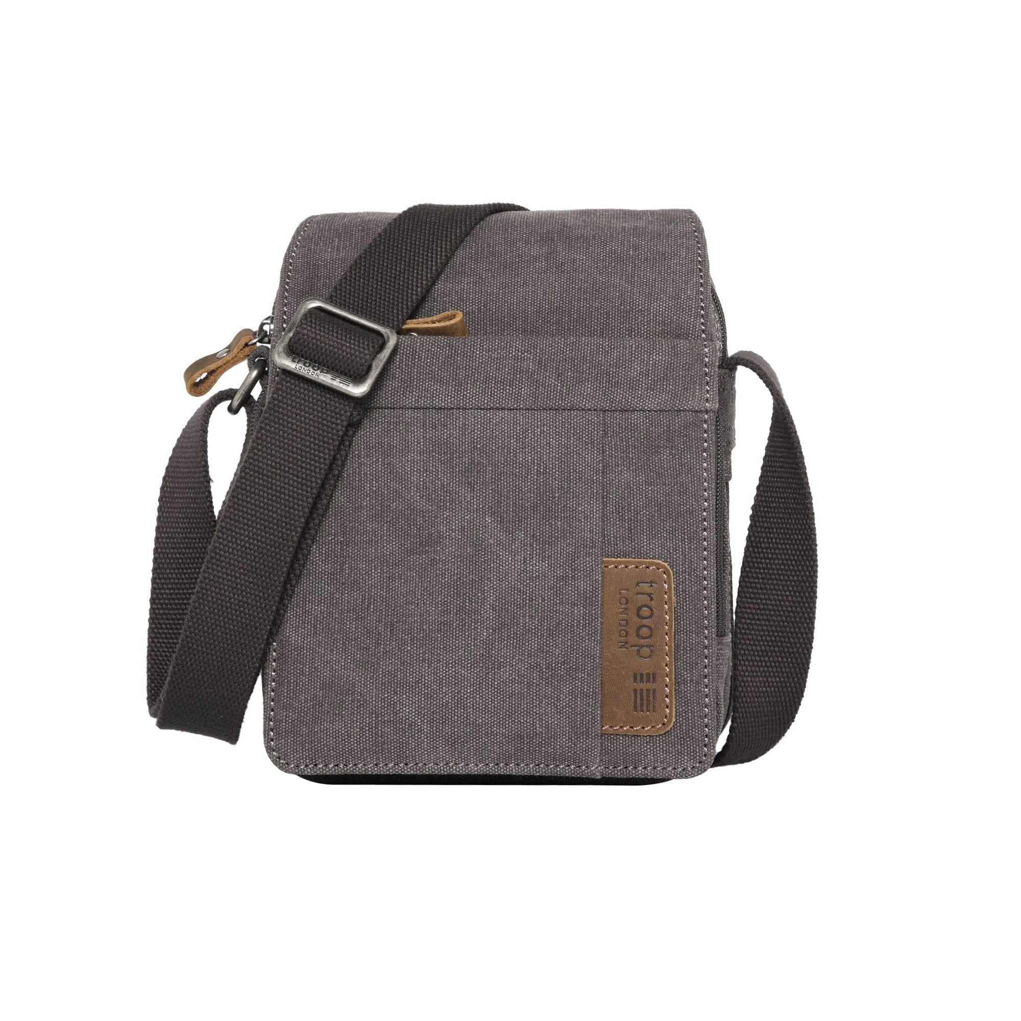 Classic 220 Small Flap Front Body Bag - Charcoal